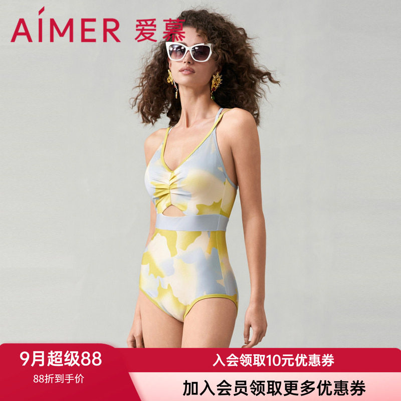 性感泳衣爱慕女士带泳帽连体泳帽