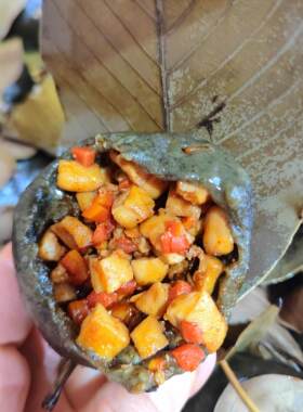 芷江叶子粑   艾叶粑粑  手工现做现卖  收要蒸几分钟既可食用