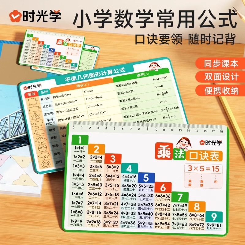 时光学小学数学常用公式