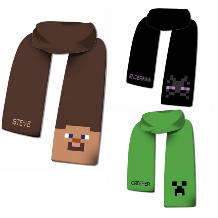 卡通我的世界周边围巾