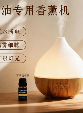 精油专用香薰机氛围感香薰家用加湿器桌面氛围灯香薰机自动喷香