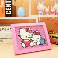 KT38+Canvas+Diamond+Tools+Pink Photo Frame