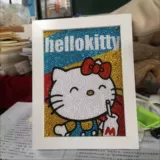 Hello kitty, Hello Kitty, детские мультяшные наклейки для друга, инкрустировано бриллиантами, подарок на день рождения
