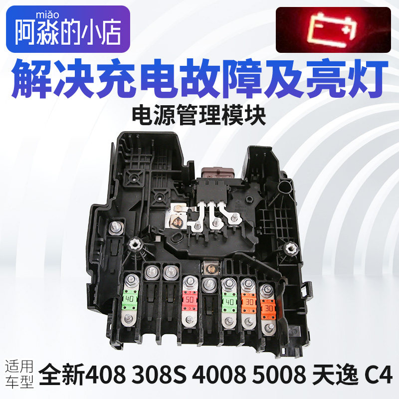 电源管理模块标致全新408 4008 5008 308S C5天逸C4电瓶保护器 - 实物图