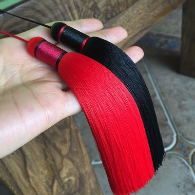 diy双层黑红复古风穗子