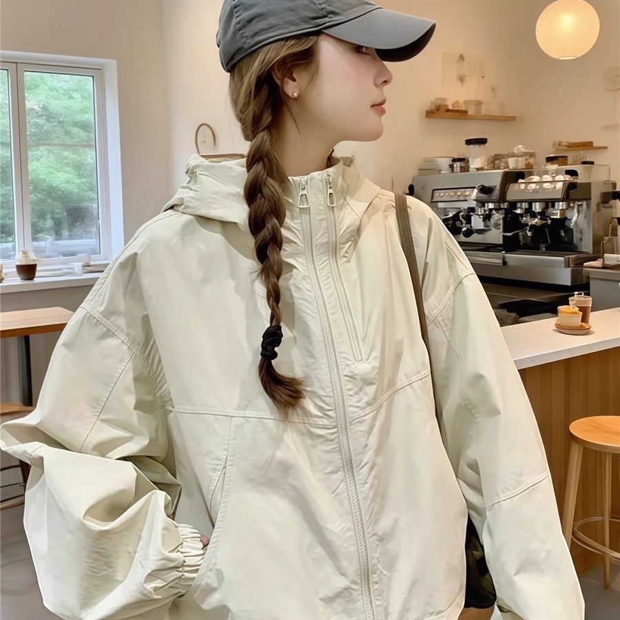 WHISPER*25AW小众潮牌联名夹棉加厚设计感宽松休闲短款冲锋衣