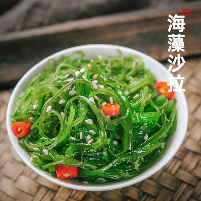 开袋即食海藻沙拉400g裙带菜海带丝海白菜中华海草寿司料理冷盘菜