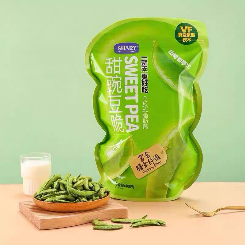 山姆代购 SHARY甜豌豆脆400g 果蔬干零食膨化食品