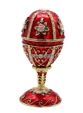 欧式金属工艺品彩蛋节日礼品饰品