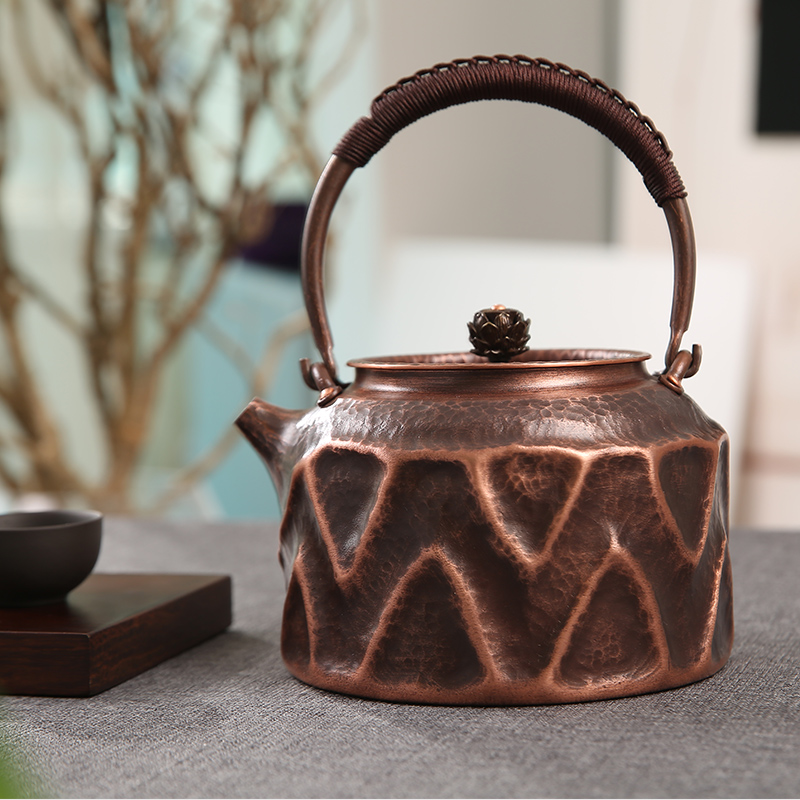 纯铜无涂层复古礼品功夫茶具