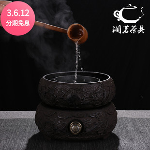 煮茶碗电陶炉套装 铸铁煮茶器黑茶普洱茶白茶花茶煮茶锅日式 复古