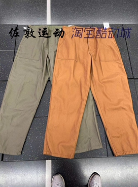 Nike/耐克 男子全棉梭织工装裤休闲运动宽松直筒长裤 FV5534