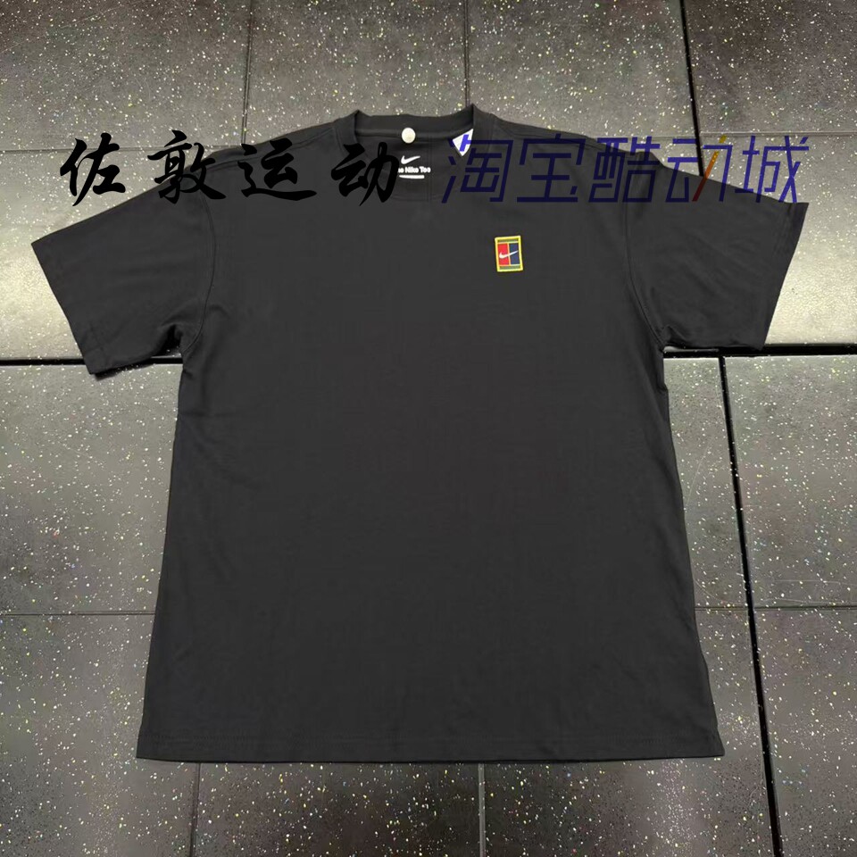 NIKE男子棉质网球运动休闲短袖