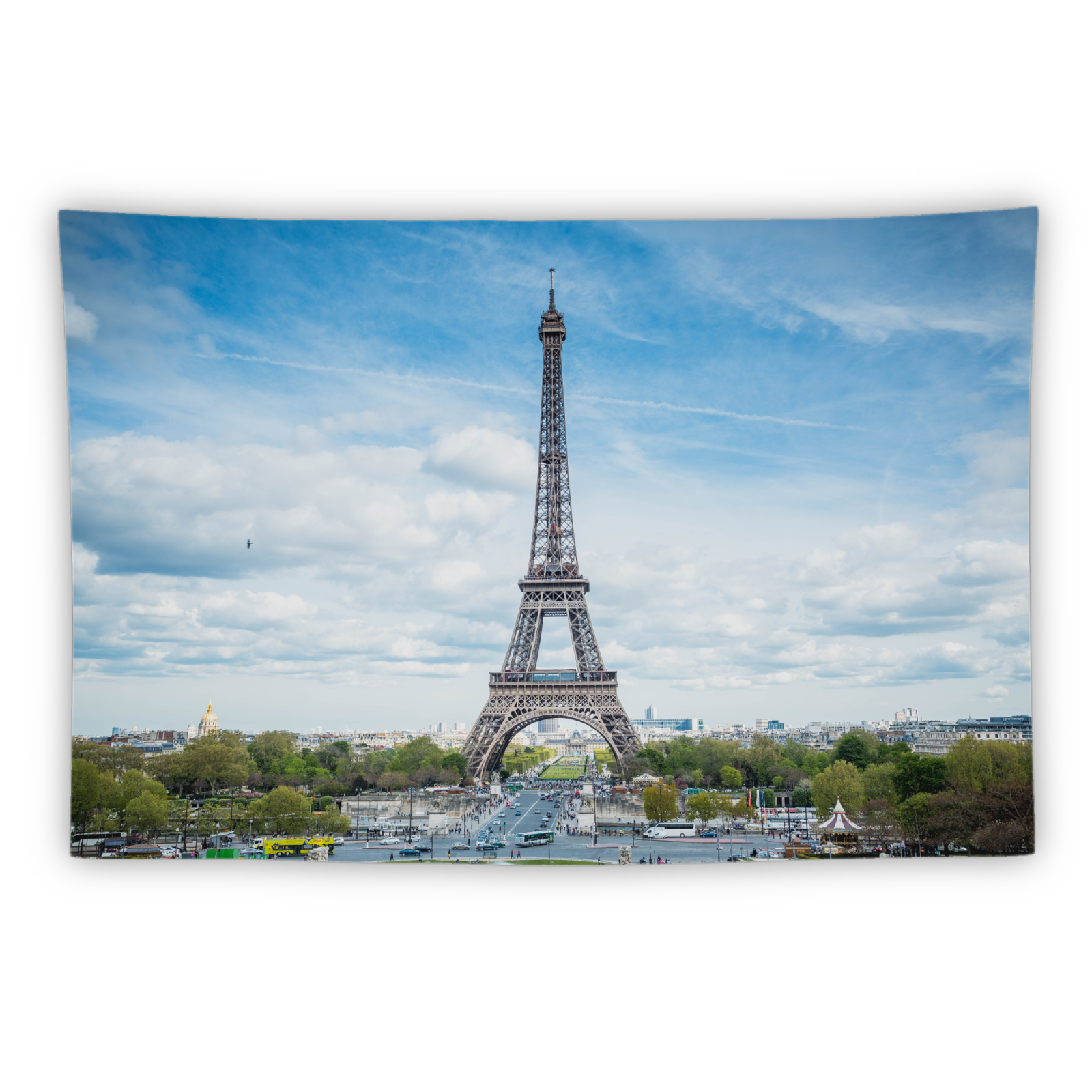 Eiffel Tower埃菲尔铁塔法国巴黎建筑周边装饰海报背景布挂布墙毯