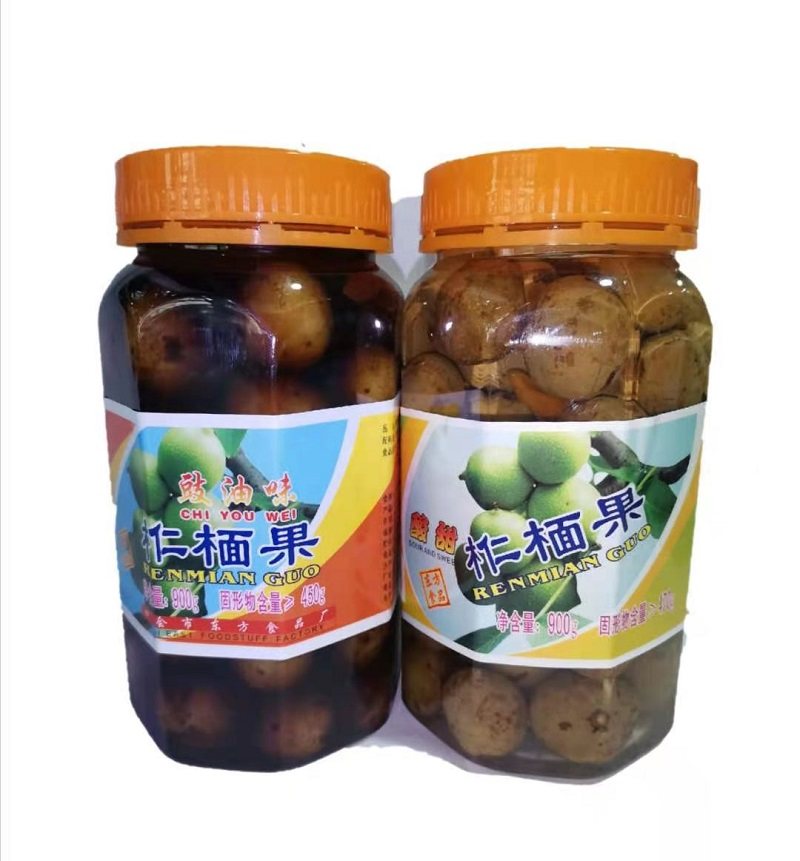 新货【2瓶】广东肇庆四会特产东方圆酸甜豉油仁面果健康零食