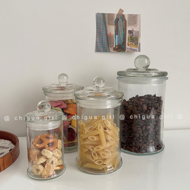 ins风密封储物罐糖果干果西餐厅