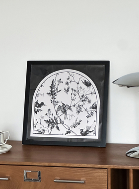 中古风装饰画摆件客厅餐厅卧室床头柜电视柜桌面摆台墙壁挂画壁画