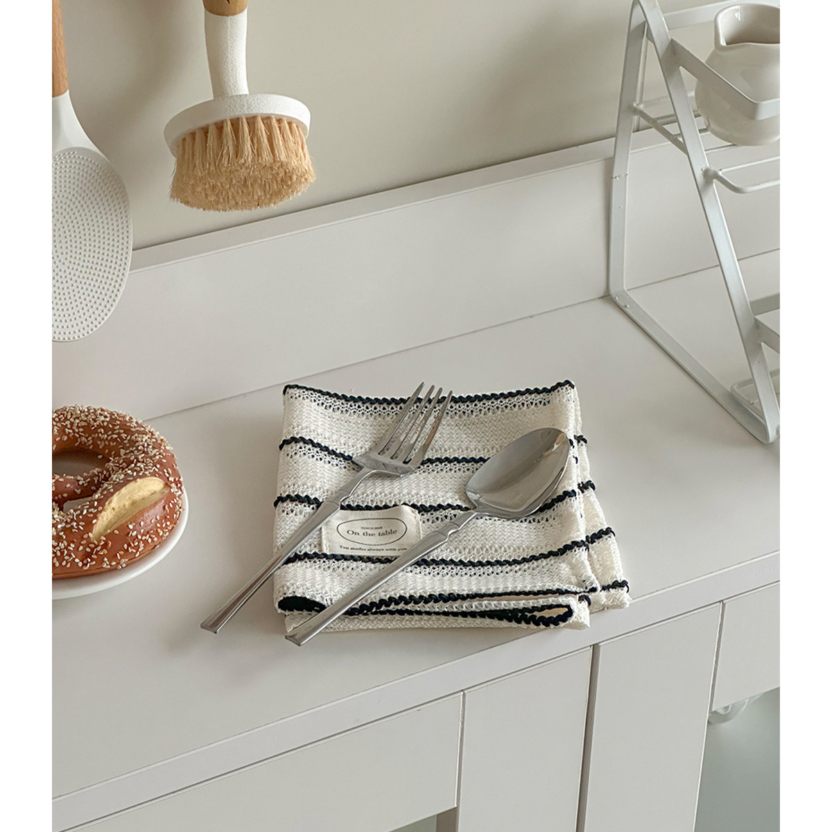 厨房桌布拍照道具杯垫隔热垫布艺装饰摆件ins韩系茶几盖布针织,居家布艺,桌布,淘宝优惠券,粉丝福利购,淘宝优惠卷