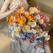 ins虞美人假花仿真花绢花客厅花束干花装 饰拍照道具高级仿生摆设