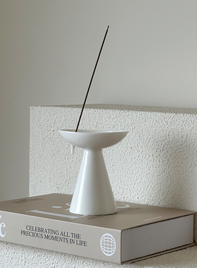 装饰摆件禅意高级感线香底座陶瓷侘寂风插香器高颜值优雅艺术创意