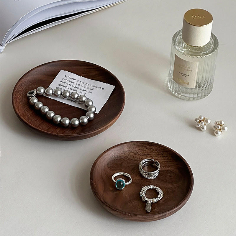 实木香薰托盘首饰展示架样板间拍照道具玄关杂物收纳桌面装饰摆件,家居饰品,香薰托盘,淘宝优惠券,粉丝福利购,淘宝优惠卷