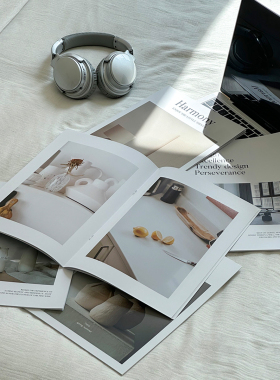 简约卡纸杂志摆件家居装饰品桌面创意艺术摆设拍照道具摄影创意