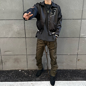 GOD 潮流宽松排扣裤 SAINT FOG新款 FEAR 工装 休闲裤 MASTER 裤