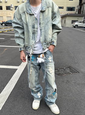 Saint Master FEAR OF GOD 6TH 飘带拉链牛仔夹克