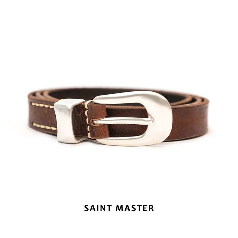 SAINTMASTER小牛皮腰带皮带