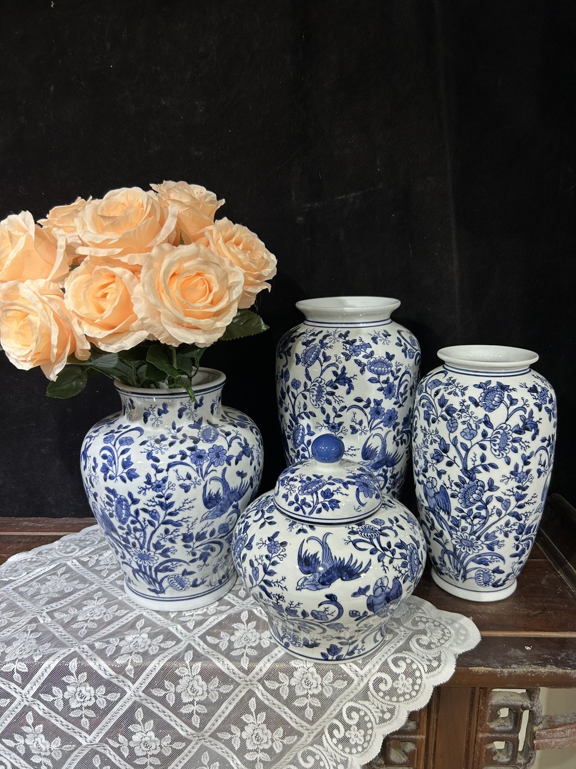 陶瓷青花瓷花瓶青花瓷花瓶摆件家居客厅插花电视柜装饰摆设,家居饰品,花瓶,淘宝优惠券,粉丝福利购,淘宝优惠卷