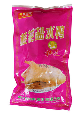 南京桂花鸭卤味食品 桂花牌盐水鸭普通定型真空包装熟食 1000g/袋