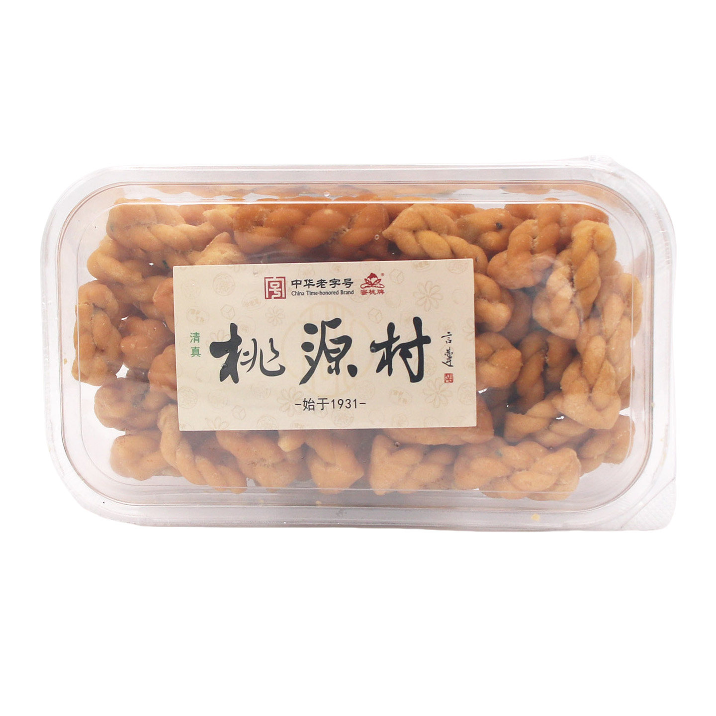 江苏南京桃源村 椒盐麻花正宗传统口味休闲美食茶点食品200克/盒