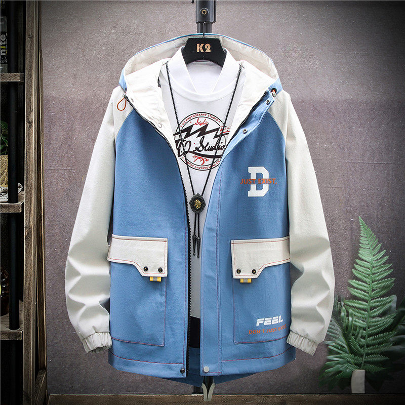 外套男春秋新款韩版潮流百搭休闲上衣服ins机能工装夹克DS205-P65图片