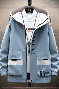外套男春秋季2021新款韩版帅气休闲青少年夹克男上衣服DS217-P65图片