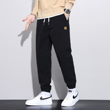 秋季韩版潮流休闲裤男生简约修身小脚百搭哈伦工装裤子Z2306-P50，男装工装外套，星座509