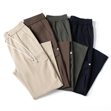 长裤子工装裤男士美式复古宽松直筒阔腿垂感拖地伞兵裤Z9857-P50，男装休闲裤，星座509