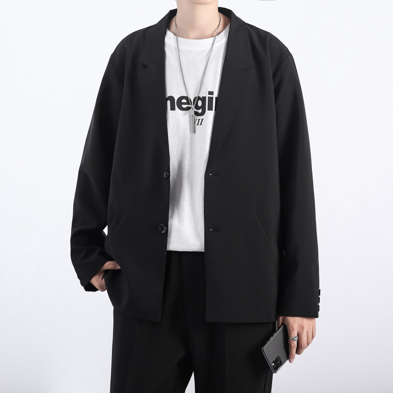 秋季休闲西装外套男宽松制服上衣韩版潮流雅痞帅小西服YD609-P55图片