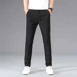 2026新款休闲裤男士秋天冰丝男款秋季薄款直筒运动长裤C9118-P30，男装休闲裤，星座509