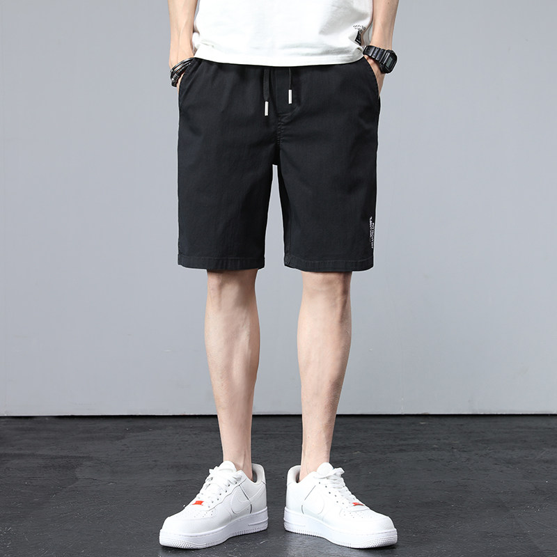 短裤男夏季新款潮流宽松运动沙滩裤休闲外穿五分工装中裤Z614-P35图片