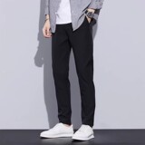 男士休闲裤秋冬长裤2025新款潮牌宽松直筒百搭男生裤子D8015-P45，男装休闲裤，星座509