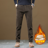 雪尼尔加厚休闲裤直筒商务呢子裤男士磨毛裤子Z2357-P40/加绒P50，男装卫衣，星座509