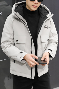 羽绒服短款冬季新款爆款连帽韩版加厚潮流外套男帅气Y587-P130图片