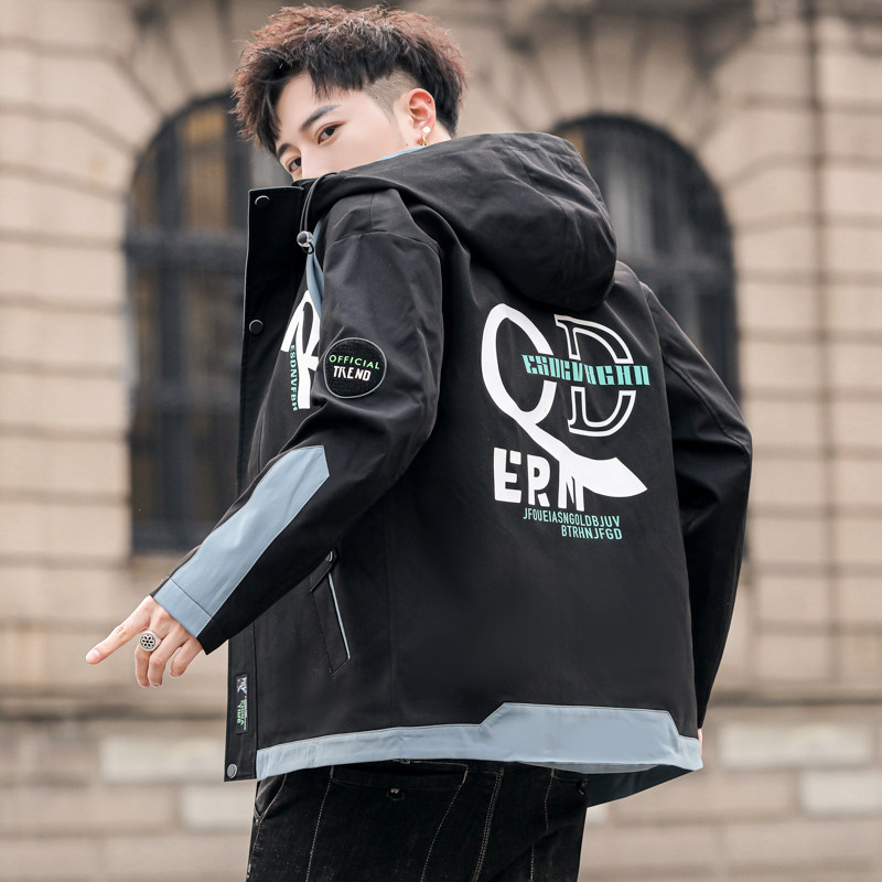 春装外套男春季新款2021潮流ins夹克韩版百搭男士衣服YK1710-P68图片