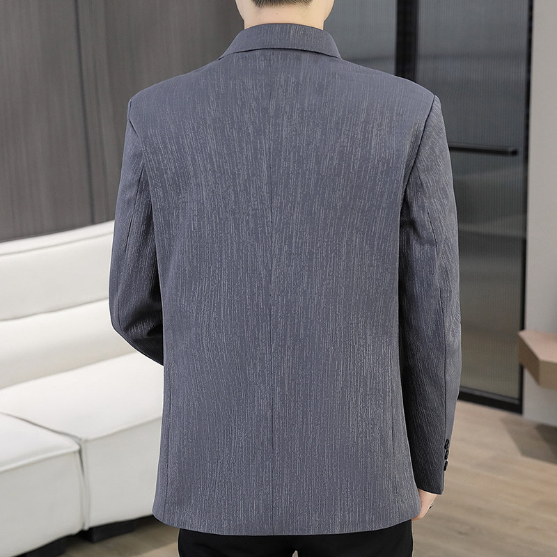 男装春秋季新款中年休闲男士西服外套单件修身小西装上衣YZ08-P80,男装西服套装,星座509