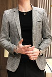 2021春季男士夹克男装潮流帅气西服外套青年小西装潮X18-P75，男装西服，星座509