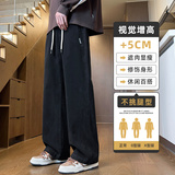 休闲裤男宽松直筒男裤2025款秋冬长裤大码工装裤子男款Z2301-P50，男装休闲裤，星座509