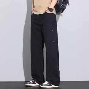 工装裤男新款宽松纯棉休闲裤男装户外速干直筒阔腿长裤Z2511-P50,男装休闲裤,星座509