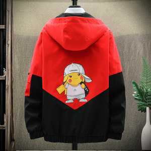 春秋新款外套男韩版工装上衣潮流休闲夹克男装连帽衣服YK972-P55图片