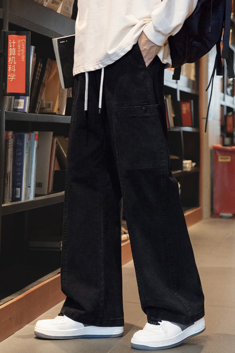 休闲裤男工装裤秋冬天美式男生休闲裤直筒裤男款运动裤Z2345-P50,男装休闲裤,星座509
