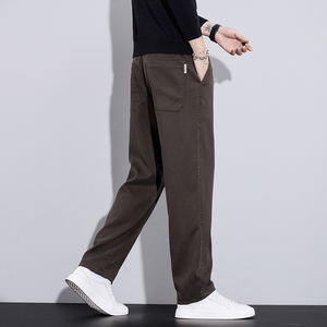 潮流时尚男士休闲裤秋冬季新款商务舒适长裤直筒版裤子M2429-P45